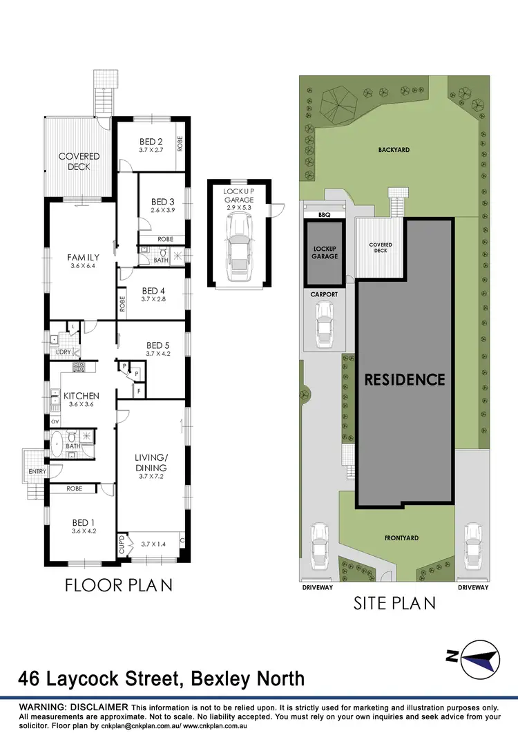 Floorplan of Homely house listing, 46 Laycock Street, Bexley North NSW 2207