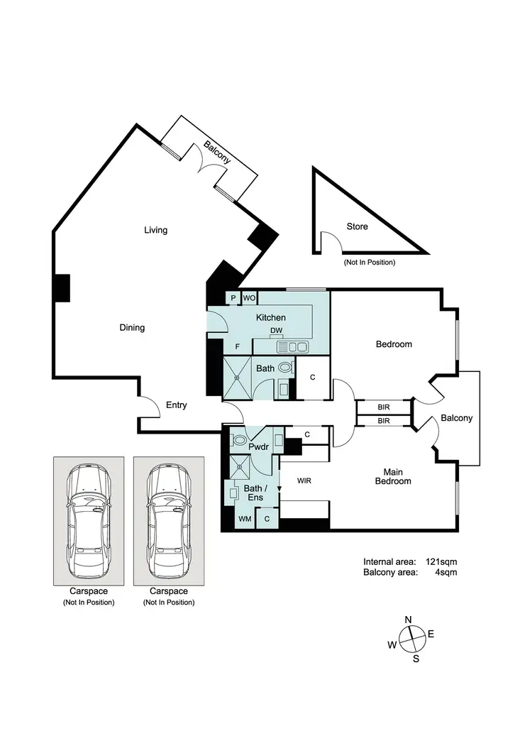 Floorplan of Homely apartment listing, 901/666 Chapel Street, South Yarra VIC 3141