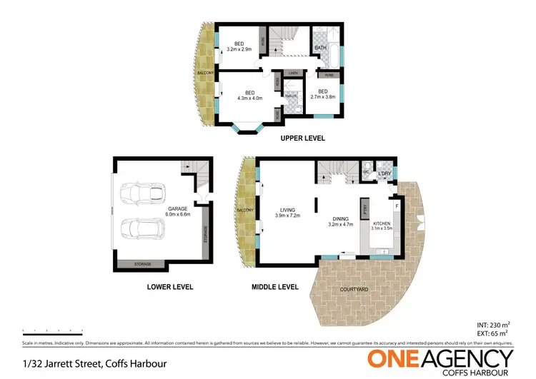Floorplan of Homely townhouse listing, 1/32 Jarrett Street, Coffs Harbour NSW 2450