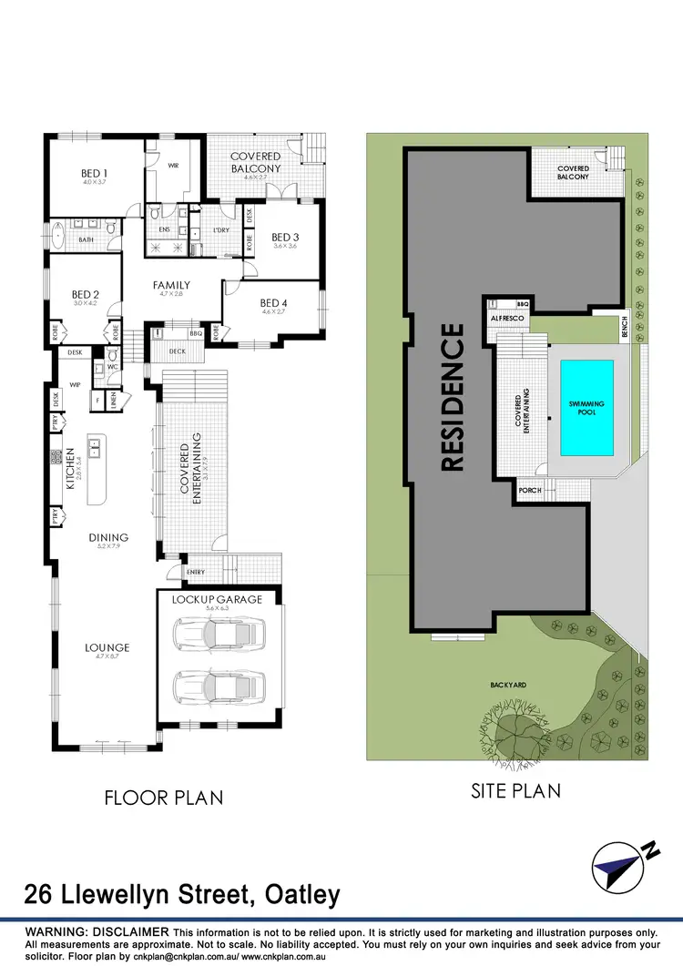 Floorplan of Homely house listing, 26 Llewellyn Street, Oatley NSW 2223