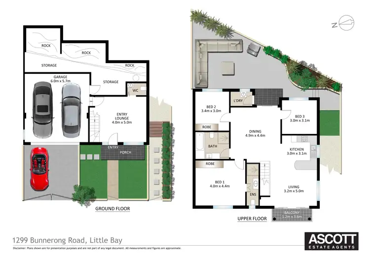 Floorplan of Homely semi-detached listing, 1299 Bunnerong Road, Little Bay NSW 2036