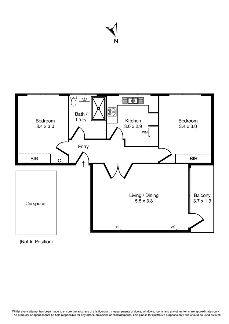 Floorplan of Homely apartment listing, 3/10 Dean Avenue, St Kilda East VIC 3183