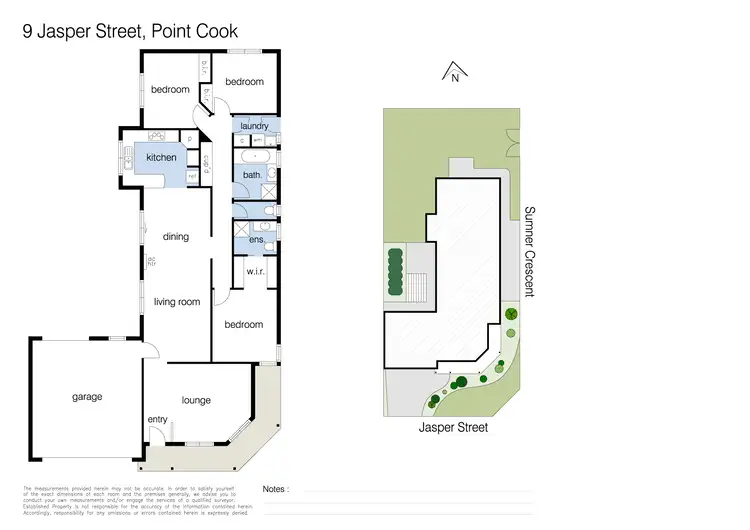 Floorplan of Homely house listing, 9 Jasper Street, Point Cook VIC 3030