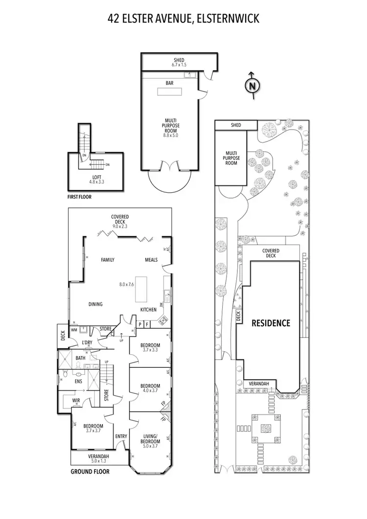 Floorplan of Homely house listing, 42 Elster Avenue, Elsternwick VIC 3185