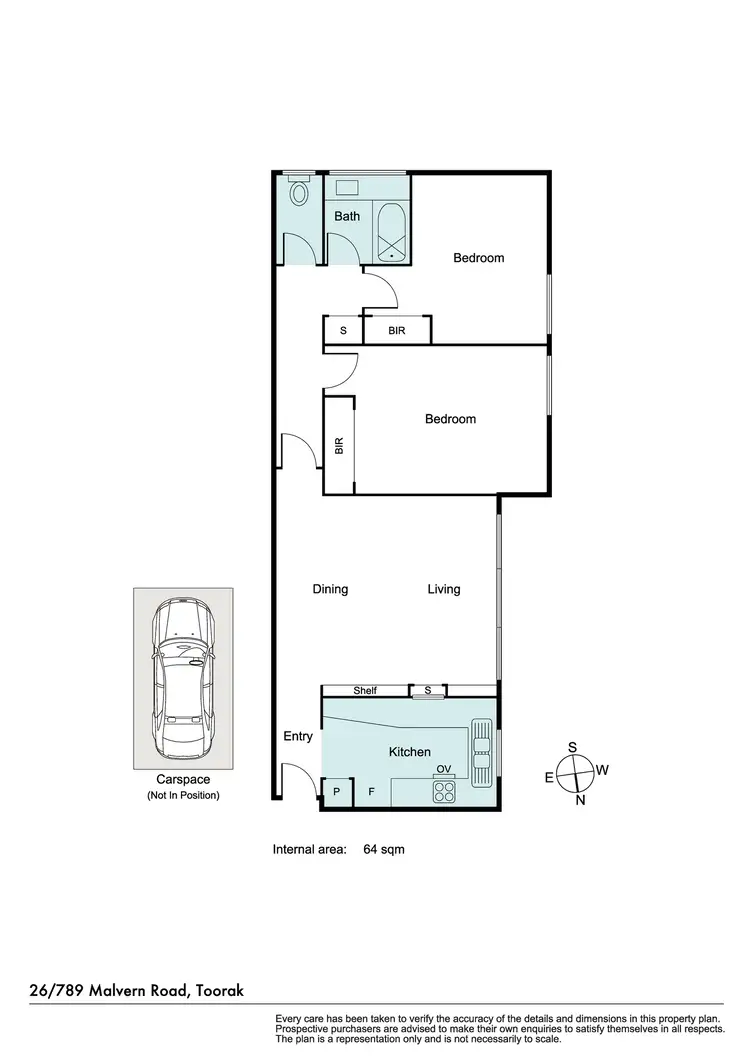 Floorplan of Homely apartment listing, 26/789 Malvern Road, Toorak VIC 3142