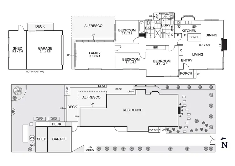 Floorplan of Homely house listing, 55 Chute Street, Mordialloc VIC 3195