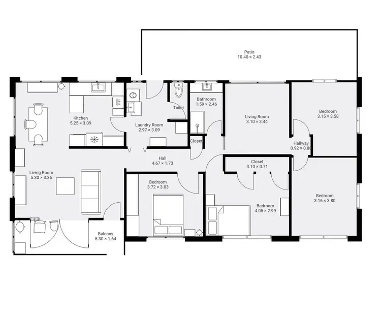 Floorplan of Homely house listing, Address available on request