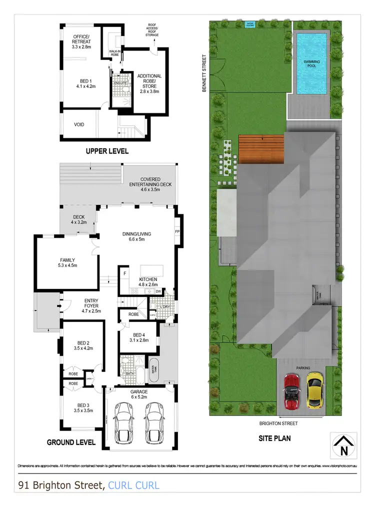 Floorplan of Homely house listing, 91 Brighton Street, Curl Curl NSW 2096