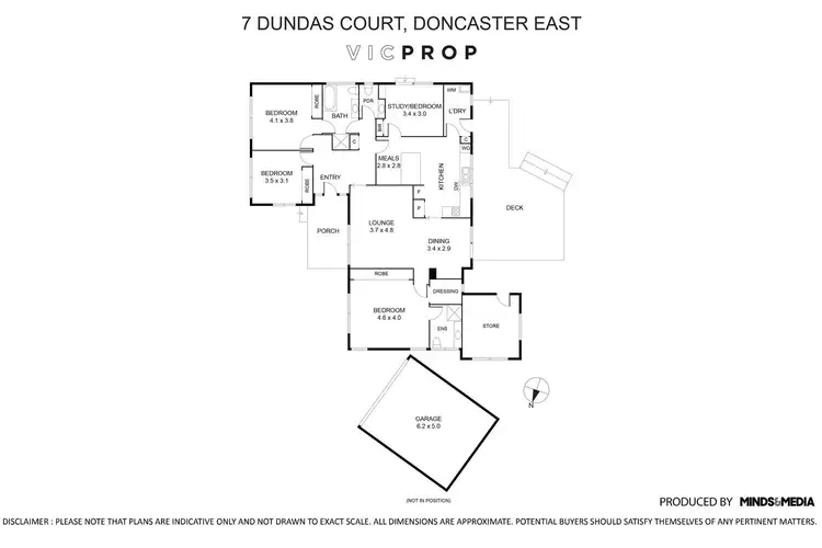 Floorplan of Homely house listing, 7 Dundas Court, Doncaster East VIC 3109
