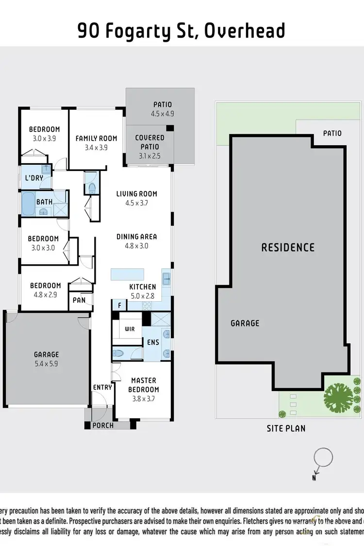 Floorplan of Homely house listing, 90 Fogarty Street, Williams Landing VIC 3027