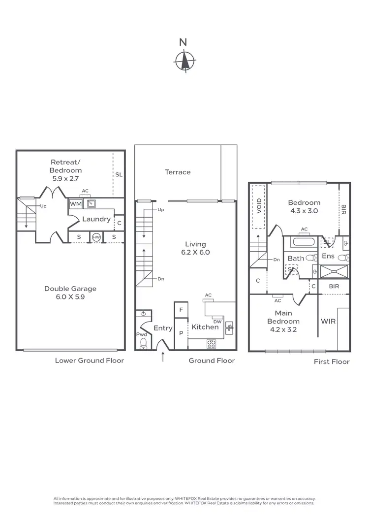 Floorplan of Homely townhouse listing, 3/2 Mercer Road, Armadale VIC 3143
