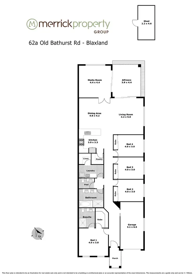 Floorplan of Homely house listing, 62a Old Bathurst Road, Blaxland NSW 2774