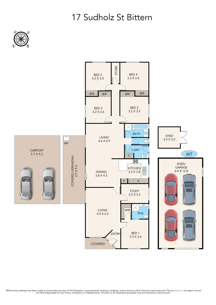 Floorplan of Homely house listing, 17 Sudholz Street, Bittern VIC 3918