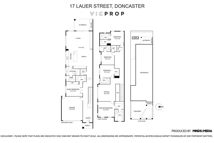 Floorplan of Homely house listing, 17 Lauer Street, Doncaster VIC 3108