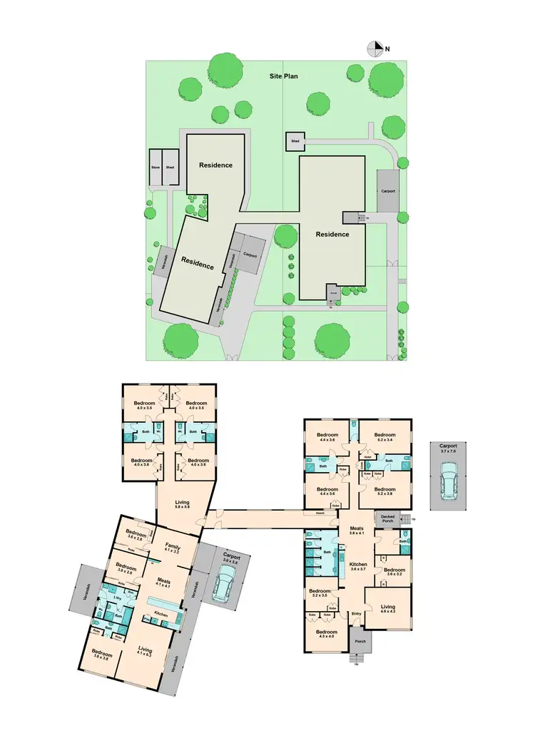 Floorplan of Homely house listing, 49-51 White Street, Kilmore VIC 3764
