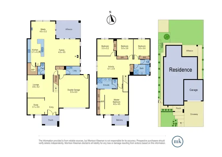 Floorplan of Homely house listing, 5 Tallawong Drive, Doreen VIC 3754