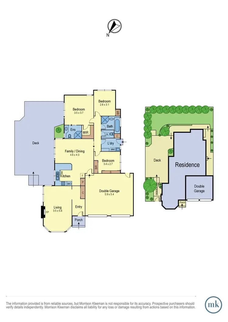 Floorplan of Homely unit listing, 2/1164 Main Road, Eltham VIC 3095