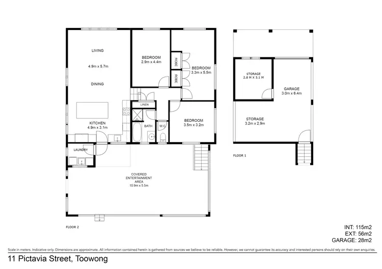 Floorplan of Homely house listing, 11 Pictavia Street, Toowong QLD 4066