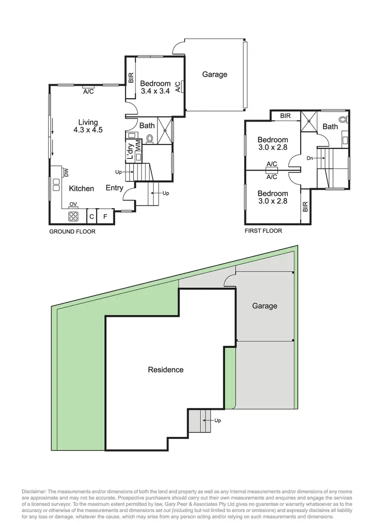 Floorplan of Homely townhouse listing, 3/2 Rosella Street, Murrumbeena VIC 3163