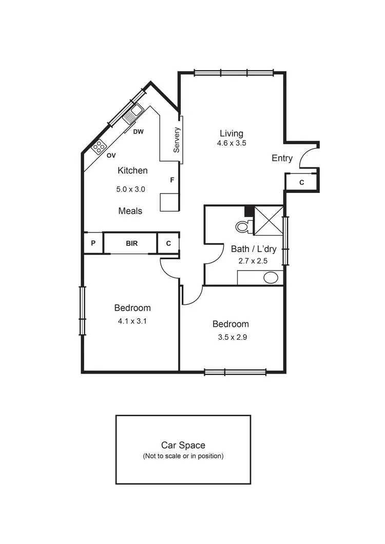 Floorplan of Homely apartment listing, 6/67A Barkly Street, St Kilda VIC 3182