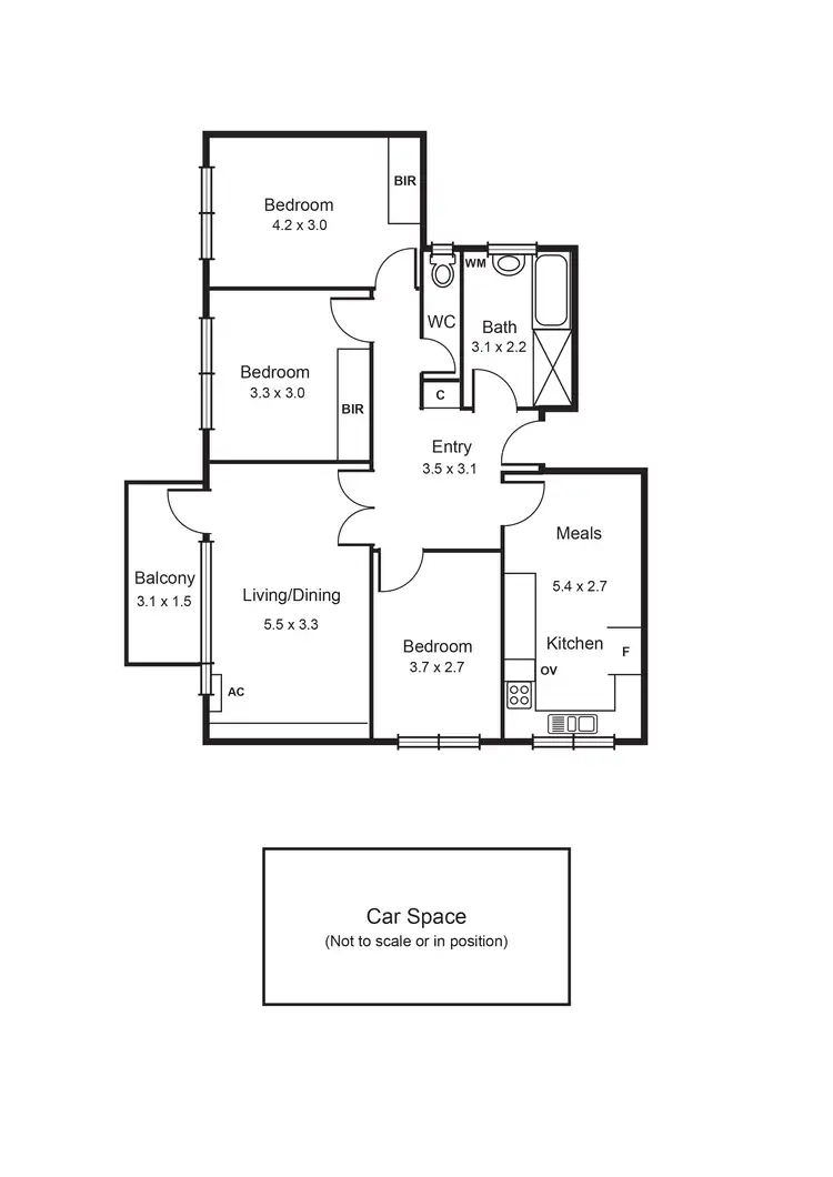 Floorplan of Homely apartment listing, 20/205 Dandenong Road, Windsor VIC 3181