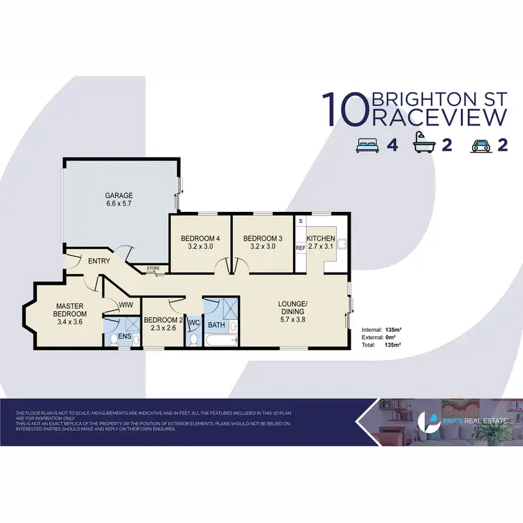 Floorplan of Homely house listing, 10 Brighton Street, Raceview QLD 4305