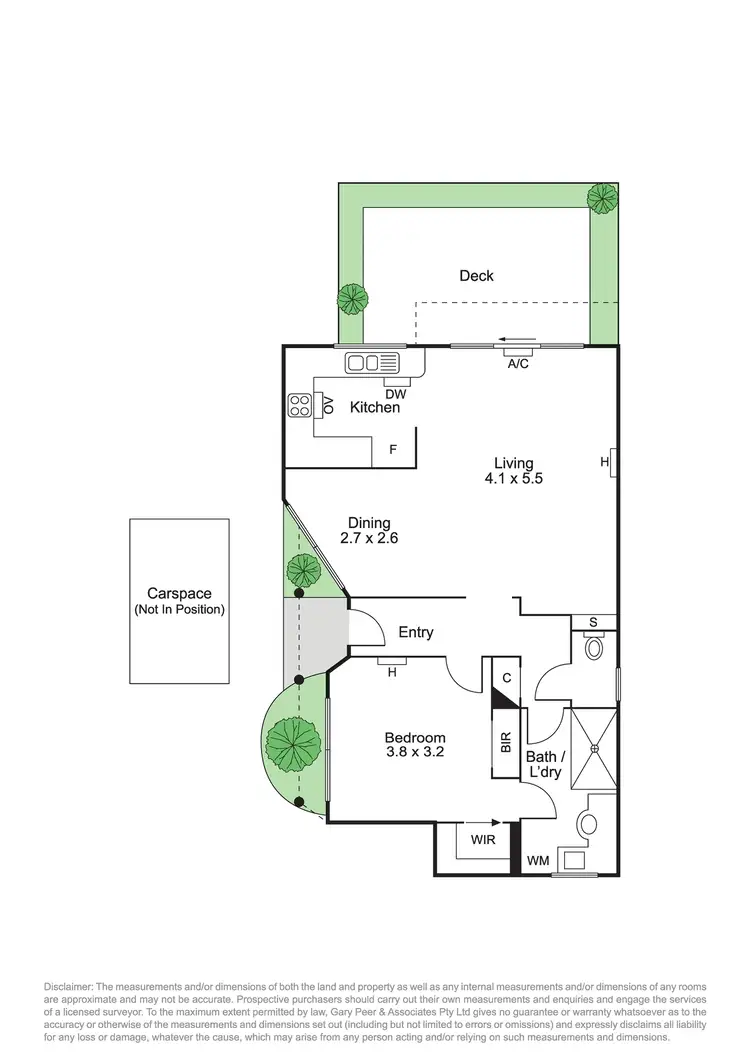 Floorplan of Homely apartment listing, 5/59 Hotham Street, St Kilda East VIC 3183