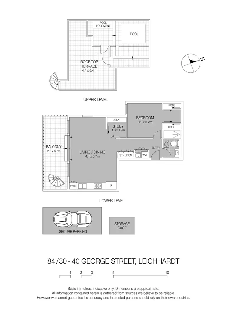 Floorplan of Homely apartment listing, 84/30-40 George Street, Leichhardt NSW 2040