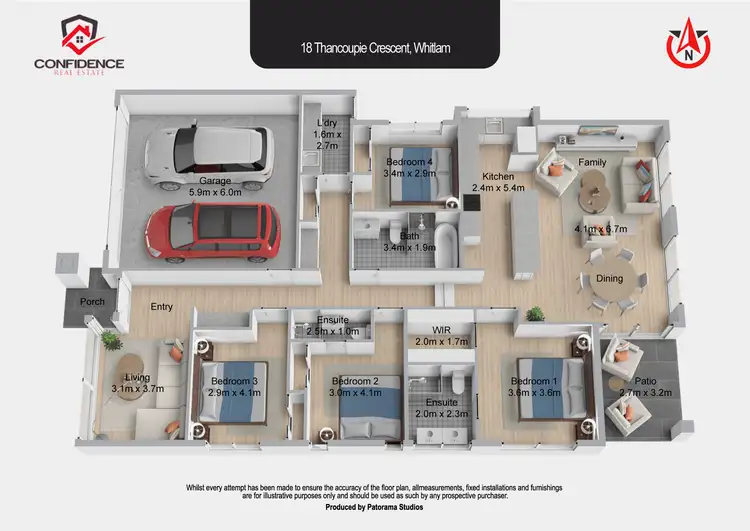 Floorplan of Homely house listing, 18 Thancoupie Crescent, Whitlam ACT 2611