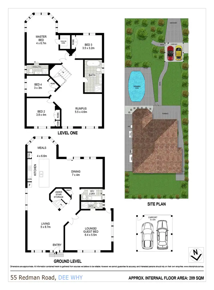 Floorplan of Homely house listing, 55 Redman Road, Dee Why NSW 2099