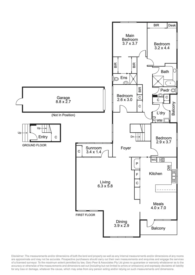 Floorplan of Homely apartment listing, 3/93-95 Orrong Road, Elsternwick VIC 3185