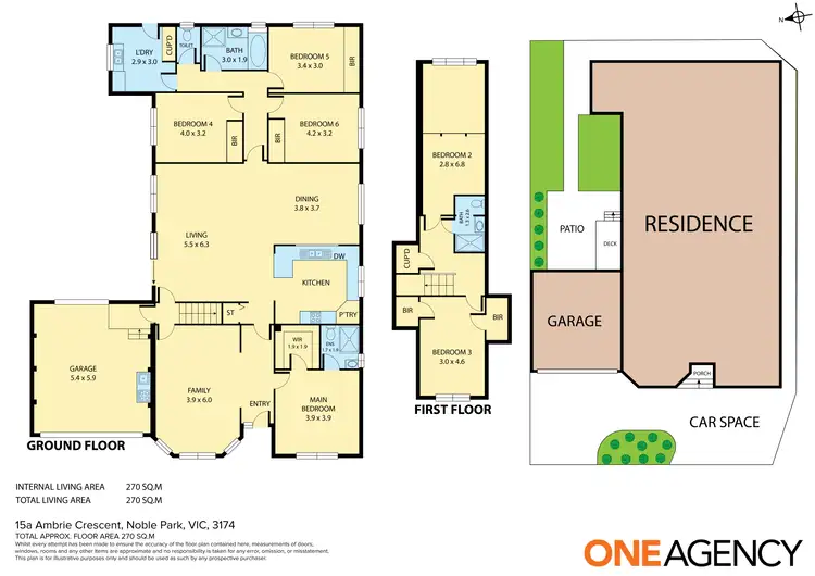 Floorplan of Homely townhouse listing, 15A Ambrie Crescent, Noble Park VIC 3174