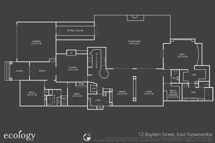 Floorplan of Homely house listing, 12 Boyden Street, East Toowoomba QLD 4350