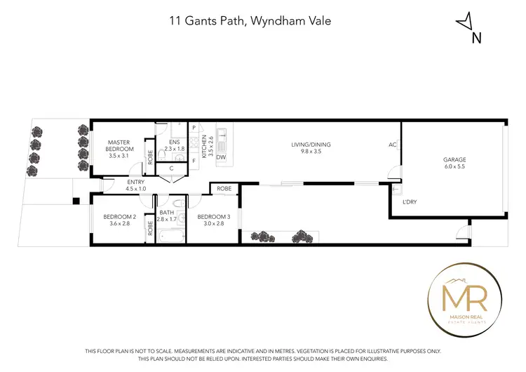 Floorplan of Homely house listing, 11 Gants Path, Wyndham Vale VIC 3024