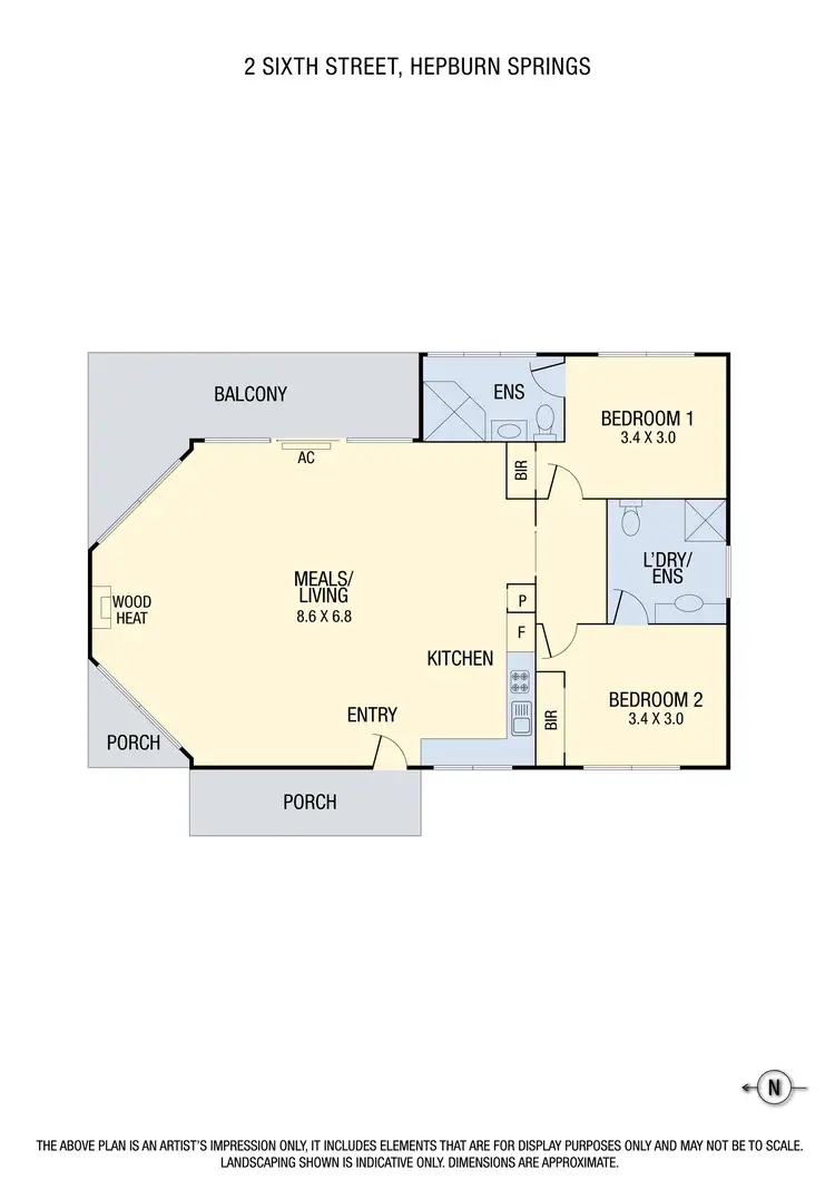 Floorplan of Homely house listing, 2 Sixth Street, Hepburn Springs VIC 3461