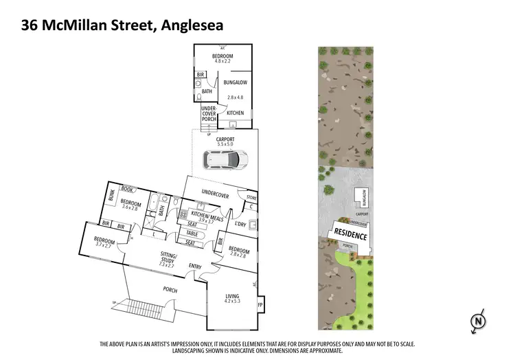 Floorplan of Homely house listing, 36 Mcmillan Street, Anglesea VIC 3230