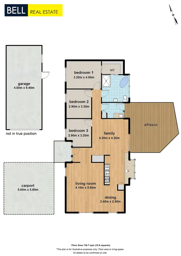 Floorplan of Homely house listing, 121 David Hill Road, Monbulk VIC 3793