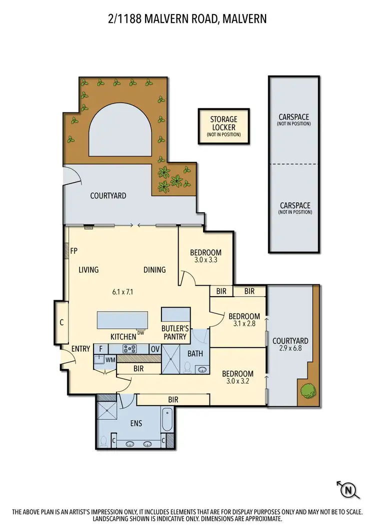 Floorplan of Homely apartment listing, 2/1188 Malvern Road, Malvern VIC 3144