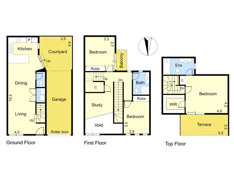 Floorplan of Homely house listing, 4/297 Wellington Street, Collingwood VIC 3066