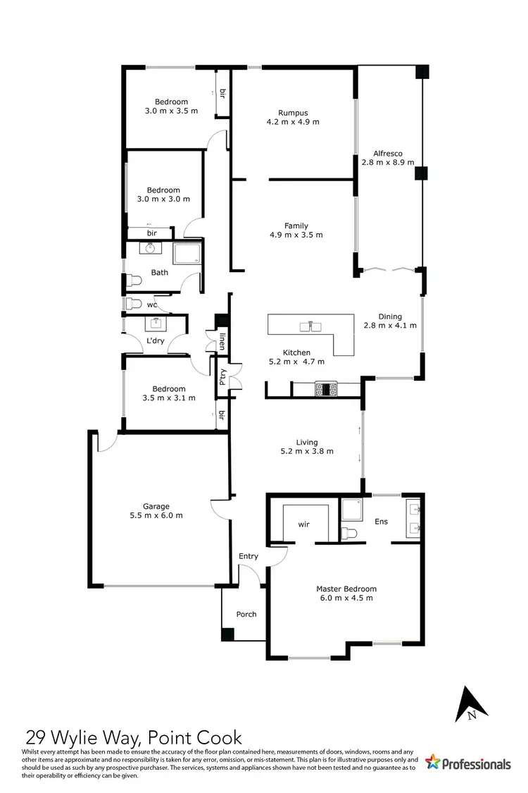 Floorplan of Homely house listing, 29 Wylie Way, Point Cook VIC 3030