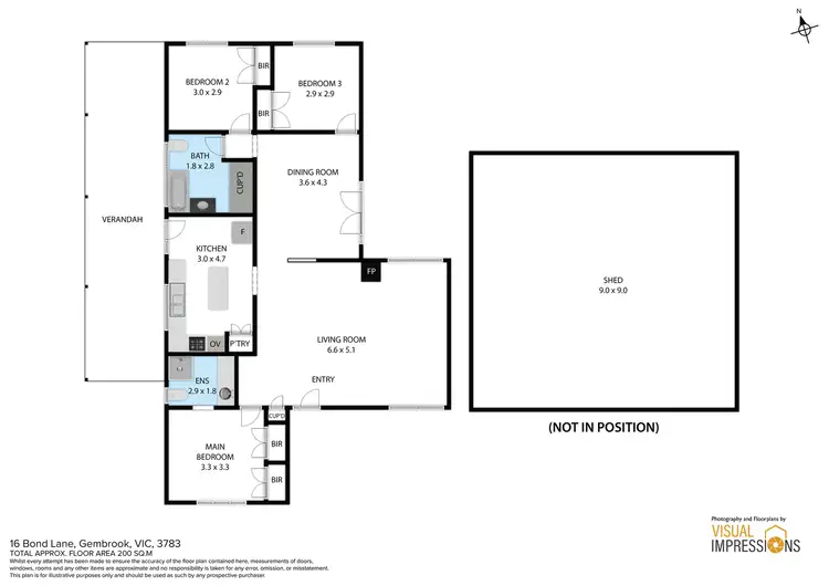 Floorplan of Homely house listing, 16 Bond Lane, Gembrook VIC 3783