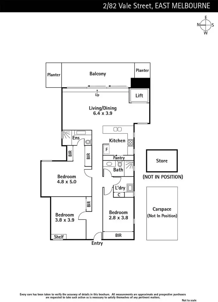 Floorplan of Homely townhouse listing, 2/82 Vale Street, East Melbourne VIC 3002