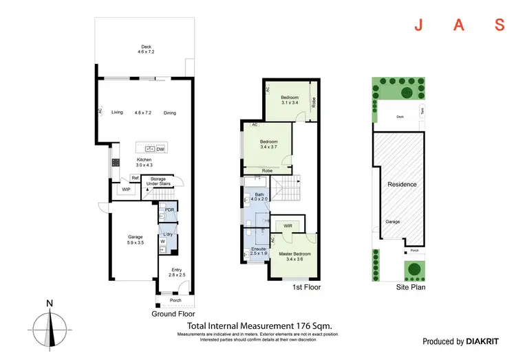 Floorplan of Homely house listing, 14B Hughes Street, Braybrook VIC 3019
