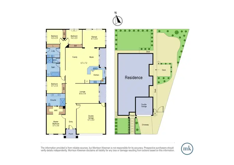 Floorplan of Homely house listing, 6 Beacon Place, Doreen VIC 3754