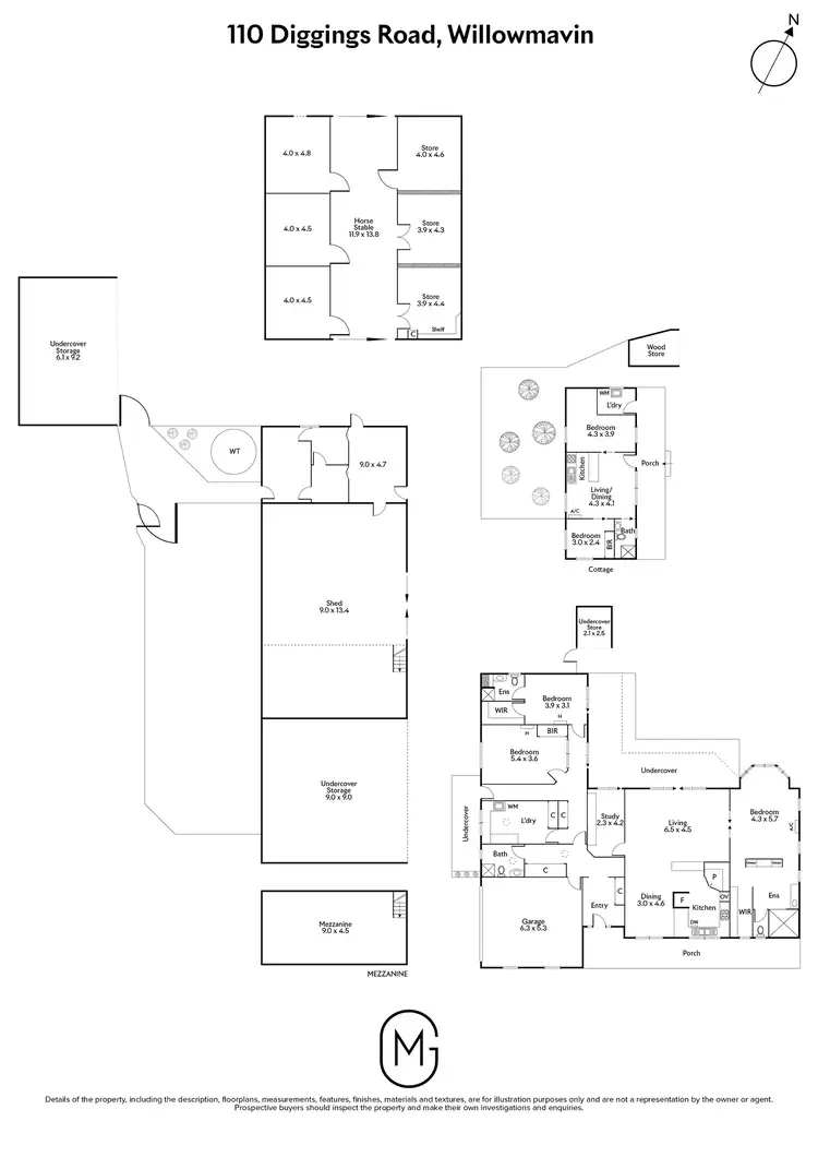 Floorplan of Homely house listing, 110 Diggings Road, Kilmore VIC 3764