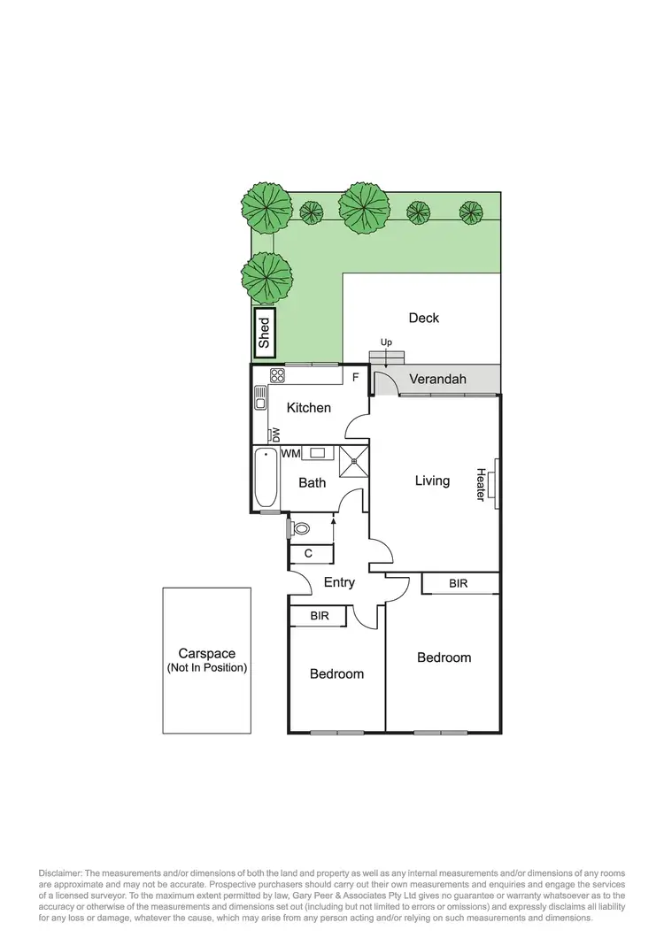 Floorplan of Homely apartment listing, 10/10 Parkside Street, Elsternwick VIC 3185