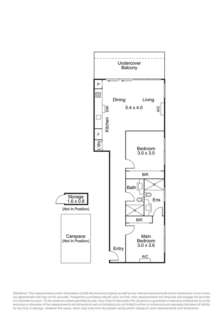 Floorplan of Homely apartment listing, 403/180 Koornang Road, Carnegie VIC 3163