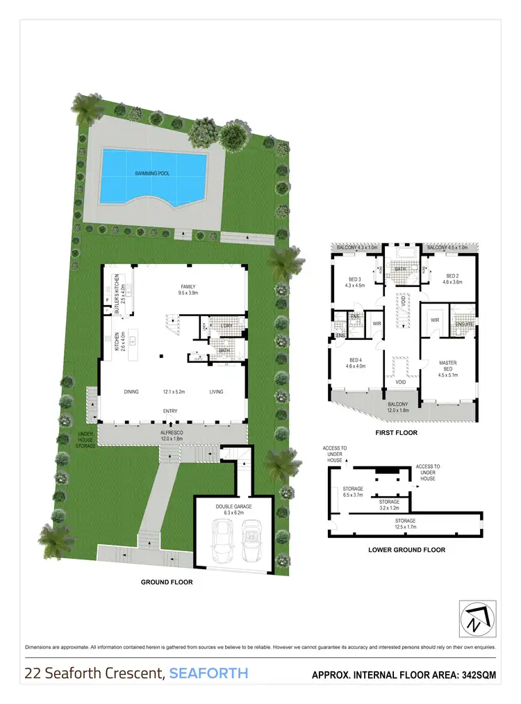 Floorplan of Homely house listing, 22 Seaforth Crescent, Seaforth NSW 2092