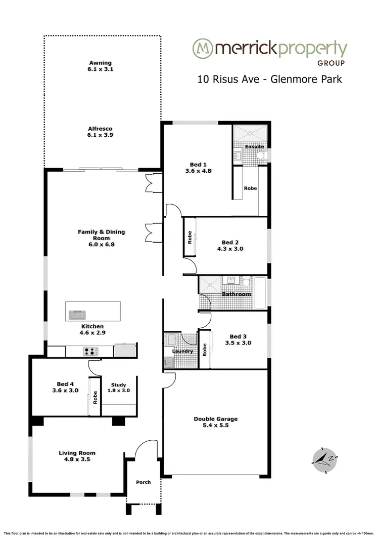 Floorplan of Homely house listing, 10 Risus Avenue, Glenmore Park NSW 2745
