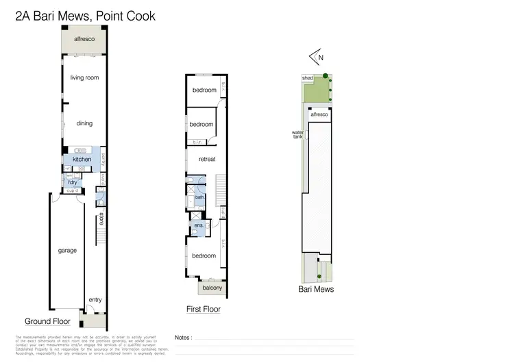Floorplan of Homely house listing, 2A Bari Mews, Point Cook VIC 3030